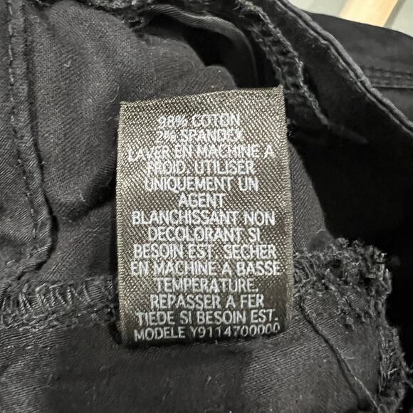 Guess Women's Black Skinny Stretch Denim Pants Daredevil Skinny Size 26 - Picture 8 of 10